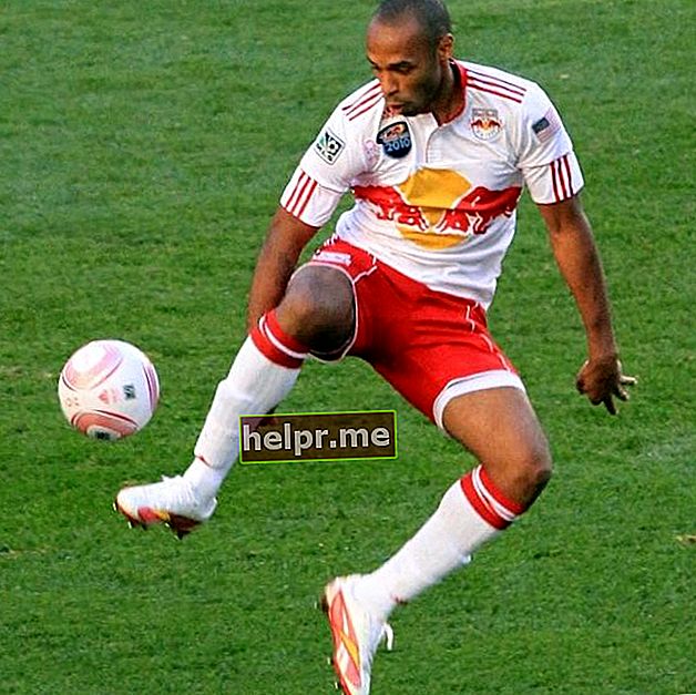 Jucătorul lui New York Red Bulls, Thierry Henry, văzut în timpul unui meci împotriva lui Real Salt Lake în 2011