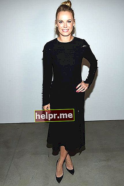 Caroline Wozniacki la prezentarea de modă Prabal Gurung din 11 septembrie 2016