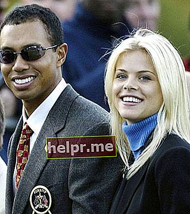Tiger Woods met ex-vrouw Elin Nordegren