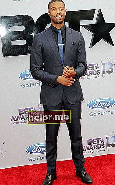 Michael B Jordan durante los premios Bet 2013