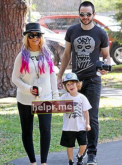 Christina Aguilera con Matthew Rutler y su hijo Max Liron