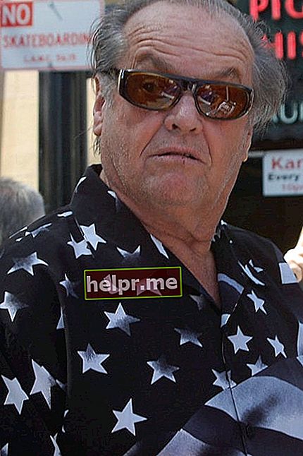 Jack Nicholson tal com es va veure el març de 2010