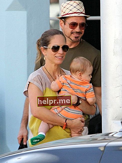 Robert Downey Jr amb la família