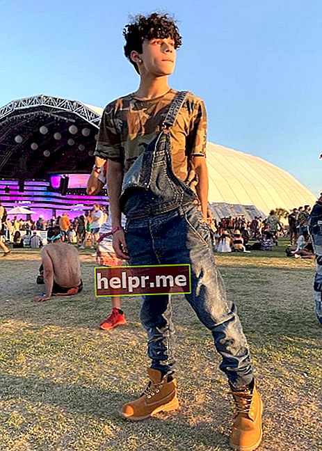 Diego Martir com es veu mentre posava per a una foto l'últim dia de Coachella, Califòrnia, l'abril de 2019
