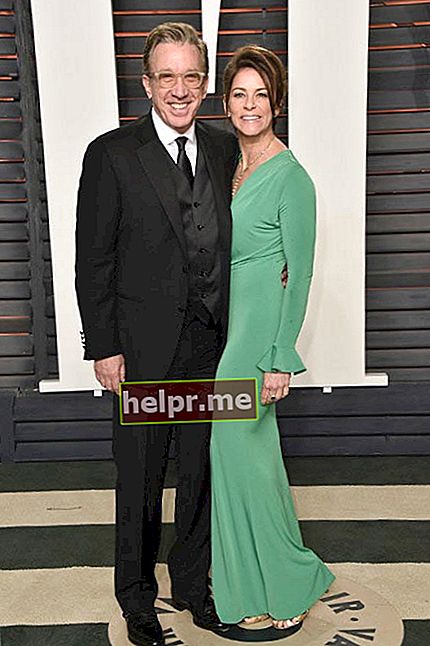 Tim Allen i la seva dona Jane Hajduk a la Vanity Fair Oscar Party 2016