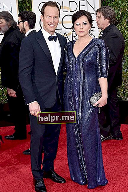 Patrick Wilson sa suprugom Dagmarom Dominczyk na Zlatnim globusima u siječnju 2016. godine