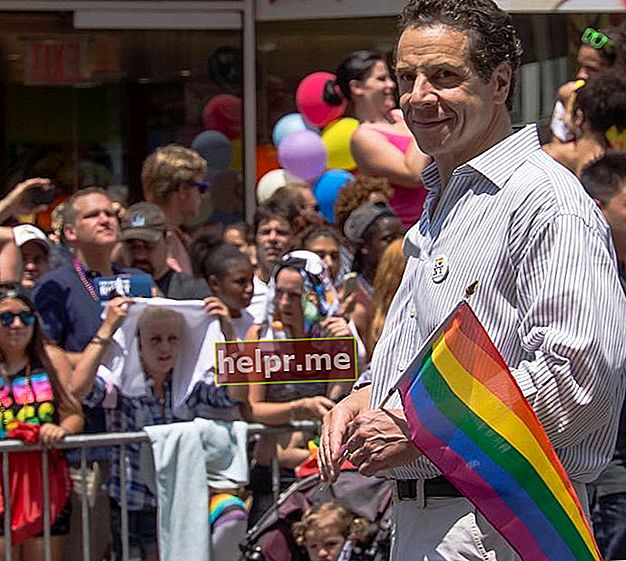 Andrew Cuomo kako je viđen kako prisustvuje gay ponosu u New Yorku 2013. godine
