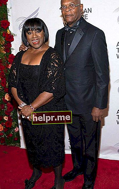 Samuel L. Jackson i LaTanya Richardson Jackson a la gala de l'American Theatre Wing el setembre de 2015