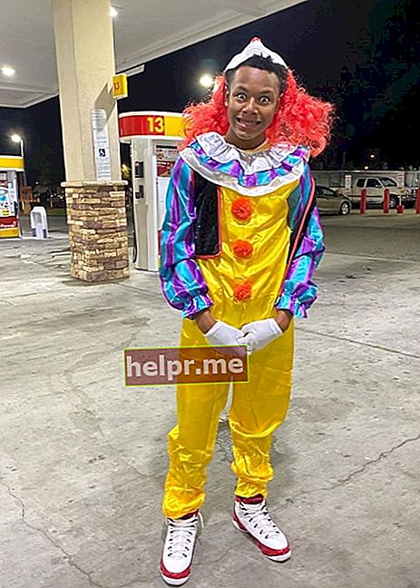 Richboy.Troy kako se vidi na slici koja je snimljena dok je bila odjevena u klaunsko odijelo u kolovozu 2020. godine