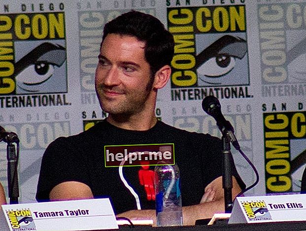 Tom Ellis kako je viđen dok je prisustvovao San Diego Comic-Conu 2016. u San Diegu, Kalifornija, Sjedinjene Države