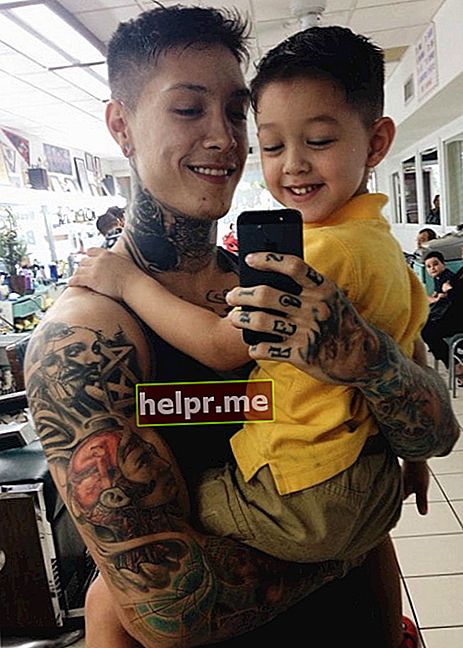 Chris Heria u selfiju sa svojim sinom kakav je viđen u rujnu 2015