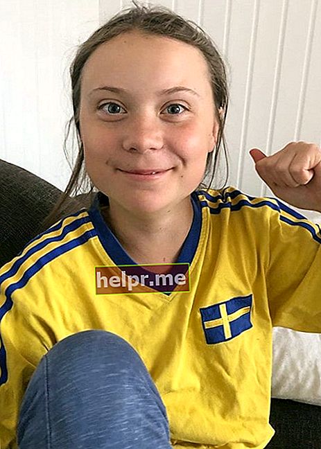 Greta Thunberg in een Instagram-bericht zoals te zien in juni 2019