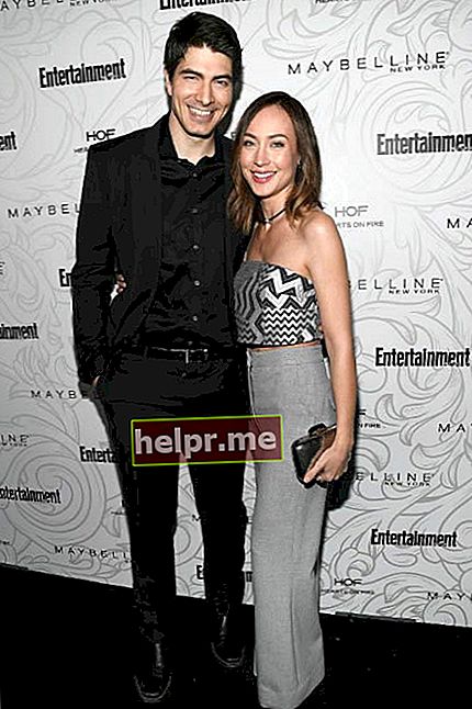 Brandon Routh i Courtney Ford a l'Entertainment Weekly Celebration of SAG Award Nominees al gener de 2017