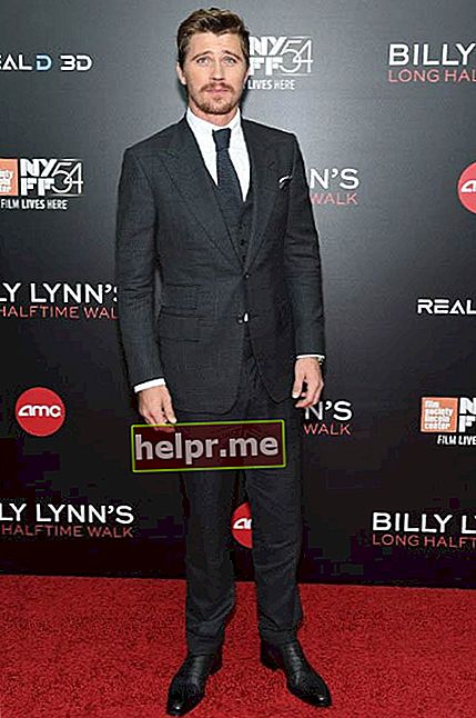Garrett Hedlund sa Long Halftime Walk na kaganapan ni Billy Lynn sa New York Film Festival noong Oktubre 2016