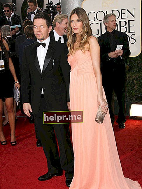 Mark Wahlberg și Rhea Durham la premiile Globul de Aur 2014