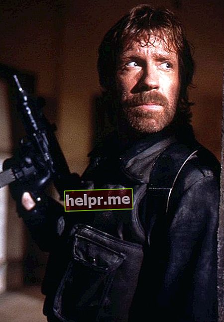 Chuck Norris en el set de The Delta Force (1986)