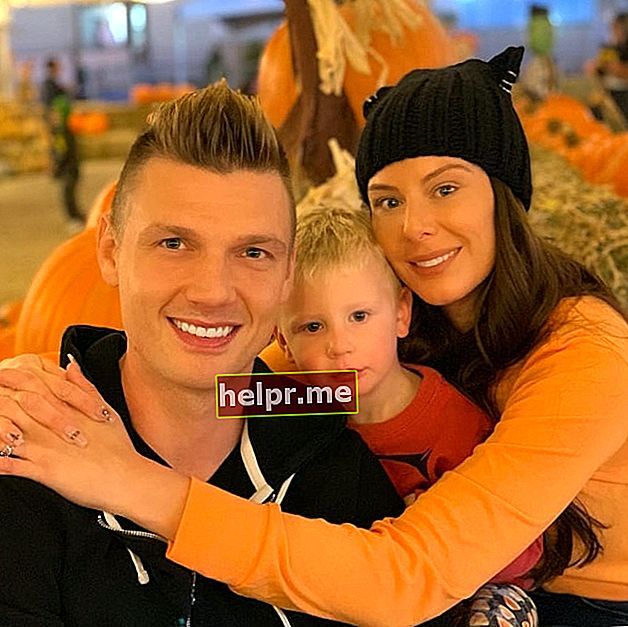 Nick Carter cu familia sa în octombrie 2018