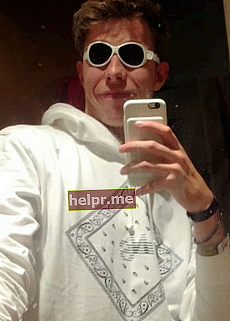 Calfreezy en una selfie de Instagram como se vio en septiembre de 2017