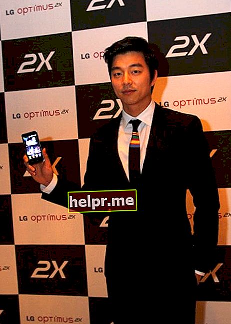 Gong Yoo așa cum s-a văzut în ianuarie 2011