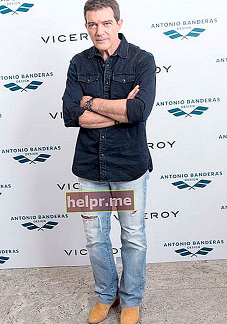 Antonio Banderas la prezentarea New Viceroy Collection din noiembrie 2016