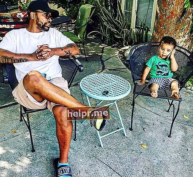 Columbus Short cu fiul său Denzel în august 2018