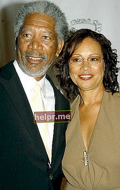 Morgan Freeman con su ex esposa Myrna-Colley Lee en tiempos mejores