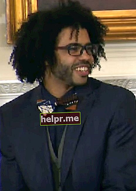 Daveed Diggs com es va veure en un taller "Hamilton" a la Casa Blanca el març de 2017