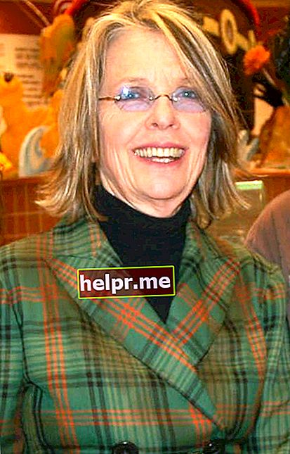 Diane Keaton durante un evento en febrero de 2007