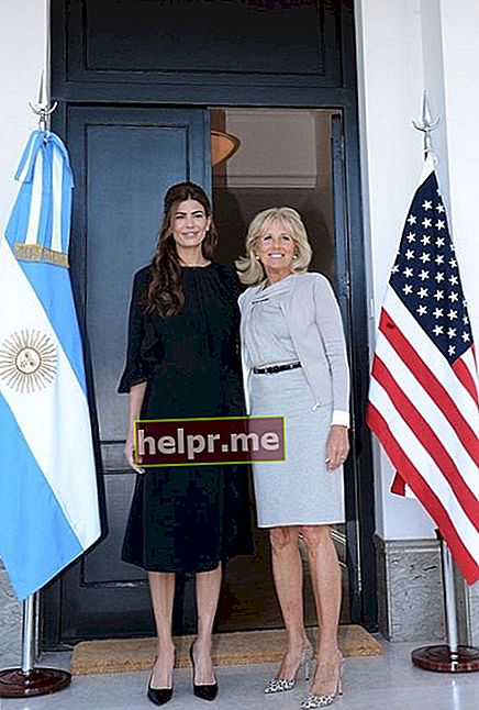 जिल को 2016 में अर्जेंटीना की प्रथम महिला जुलियाना अवाडा के साथ पोज़ देते हुए देखा गया