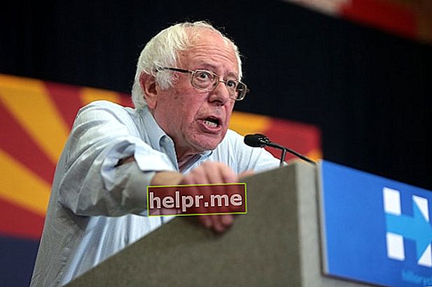 Bernie Sanders a vorbit la un miting de campanie pentru fosta secretară de stat Hillary Clinton la Central High School din Phoenix, Arizona în noiembrie 2016