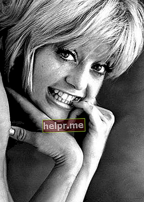 Fotografia publicitară a lui Goldie Hawn pentru filmul din 1969 Cactus Flower