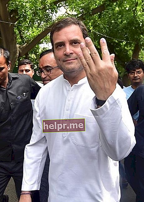 Rahul Gandhi como se ve en una foto tomada en mayo de 2019