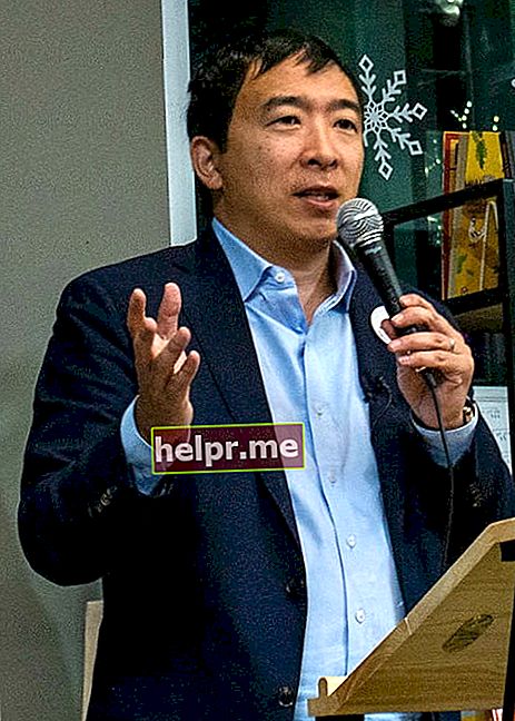 Andrew Yang așa cum s-a văzut în ianuarie 2019