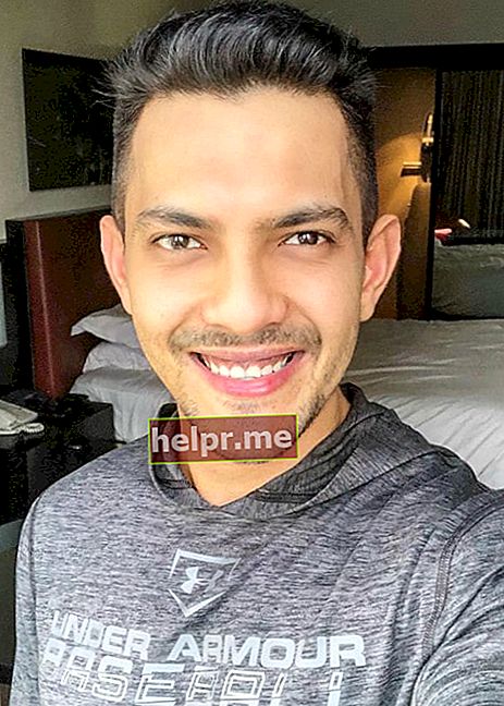 Aditya Narayan en una selfie de Instagram en julio de 2018