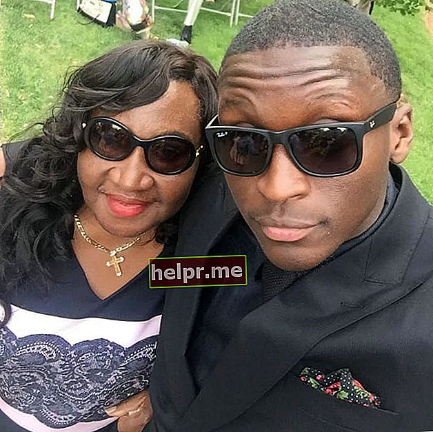 Victor Oladipo într-un selfie cu mama sa, așa cum s-a văzut în iulie 2017