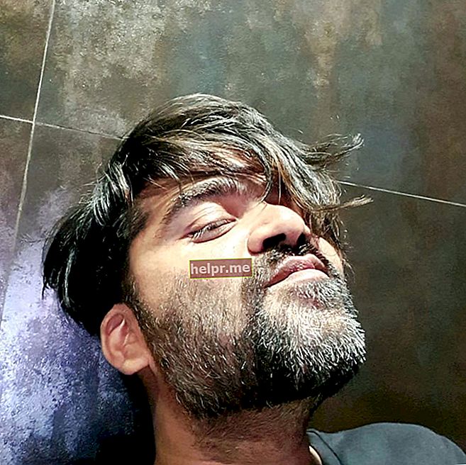 Silambarasan in een instagram-selfie zoals te zien in 2019