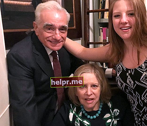 Martin Scorsese cu familia sa în august 2018