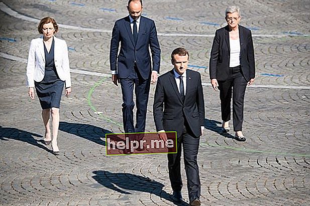 Emmanuel Macron đến dự lễ duyệt binh Ngày Bastille ở Paris vào ngày 14 tháng 7 năm 2017