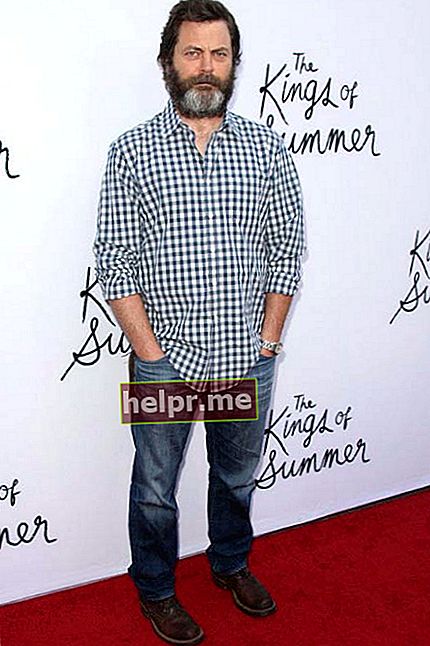 Nick Offerman en la proyección de CBS Films '' The Kings of Summer en mayo de 2013