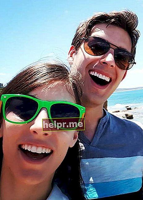 Matthew Patrick e Stephanie Patrick em uma selfie no Instagram em dezembro de 2015