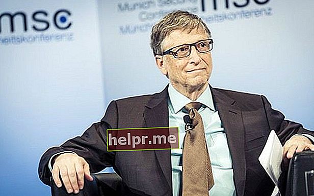 Bill Gates zoals te zien in februari 2017