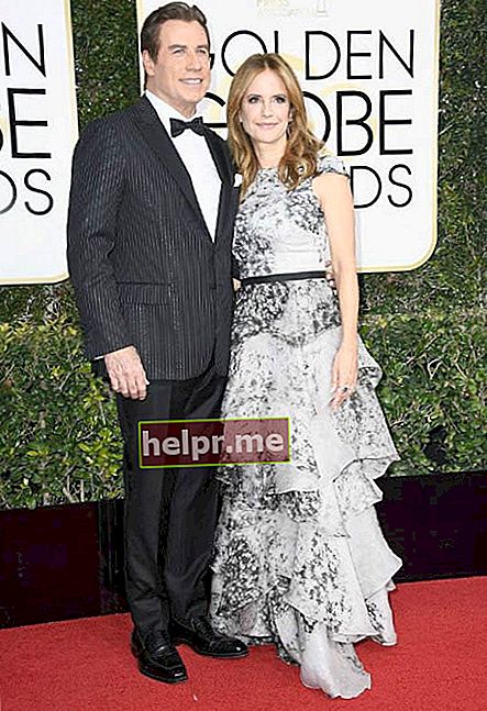 John Travolta și Kelly Preston la Golden Globe Awards 2017