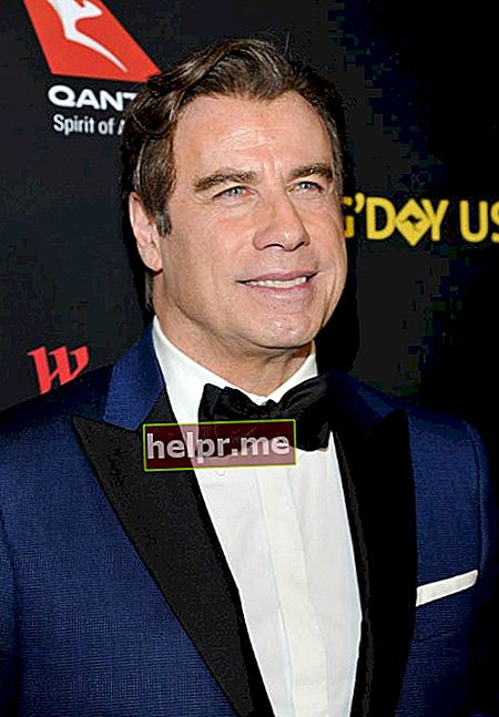 John Travolta en la Gala G'Day Black Tie en enero de 2017
