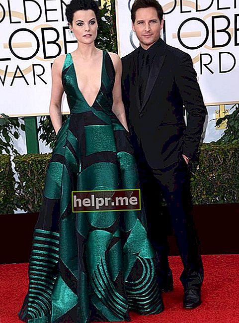 Piter Facineli i njegova bivša verenica Džejmi Aleksander na zabavi Zlatnih globusa 10. januara 2016.