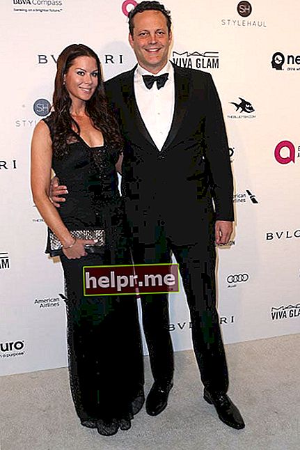 Vince Vaughn y su esposa Kyla Weber en la fiesta de la Fundación contra el SIDA de Elton John 2016