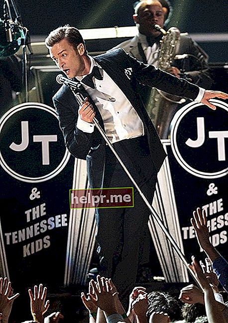 Justin Timberlake durante los Grammy 2013