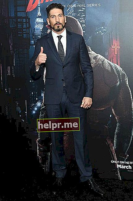 Jon Bernthal en el estreno de la temporada 2 de Daredevil en marzo de 2016