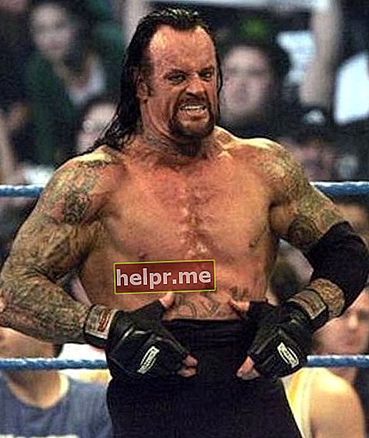 Cơ thể cởi trần của Undertaker