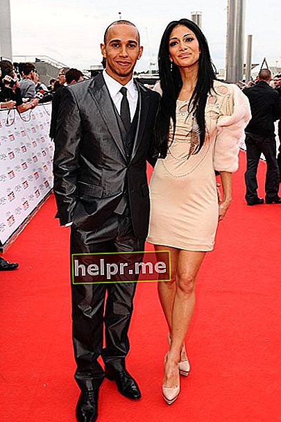 Nicole Scherzinger y su novio Lewis Hamilton