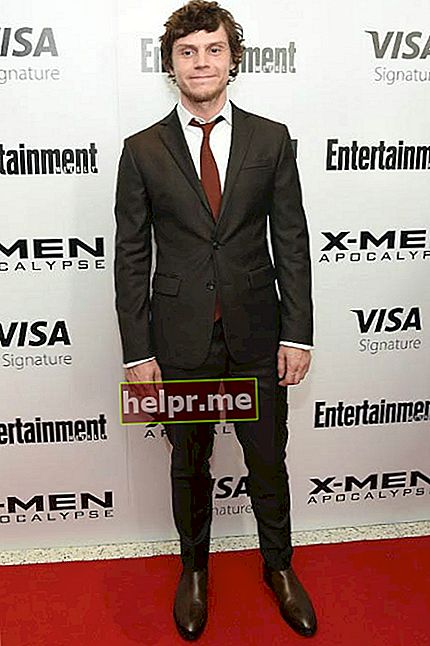 Evan Peters en la proyección de X-Men Apocalypse New York en mayo de 2016